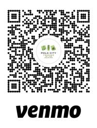 Venmo code for donations