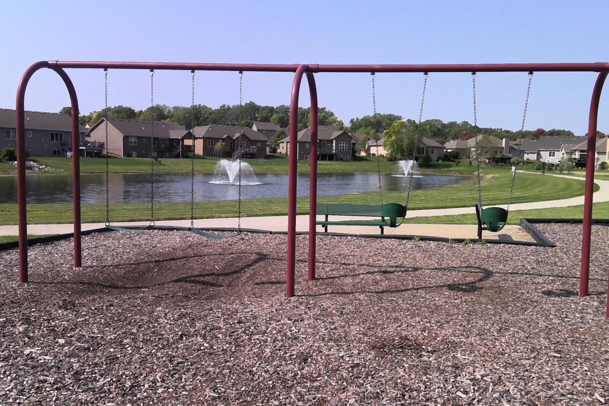 Swings with Pond