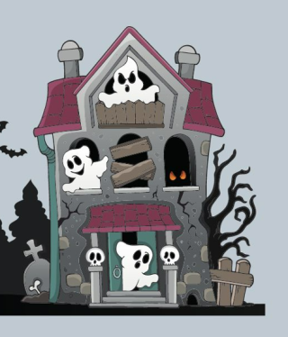 picture of a haunted house