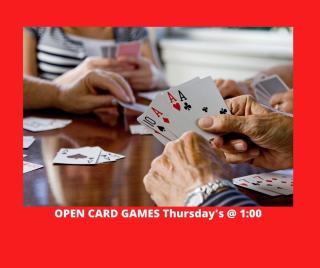 Open Card Games